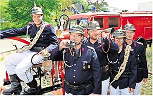 Traditionsfeuerwehr in Haselbach (2017)