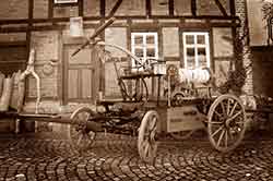 hist. Handdruckspritze von 1885